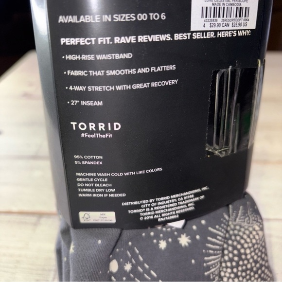 Torrid  Full Length Signature Waist Premium Love Heart  Periscope Leggings 4X - Picture 10 of 16